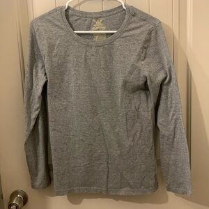 Faded Glory Gray Long Sleeve Tee